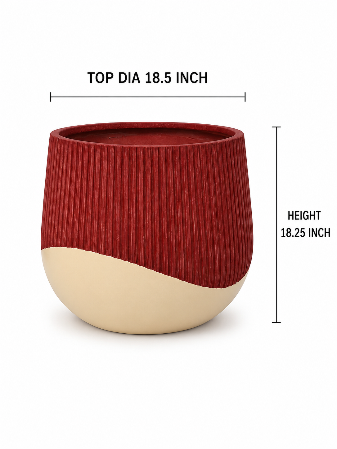 Curvora FRP Planter- XL - Image
